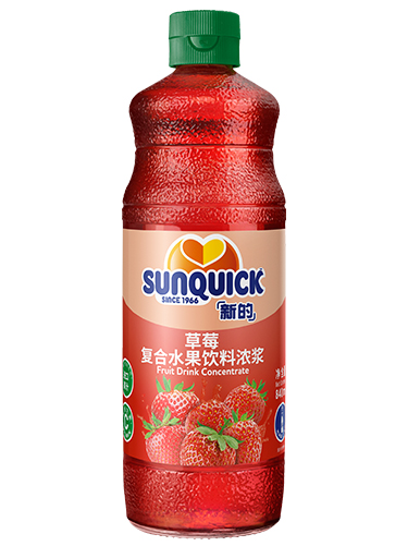 840ml草莓復(fù)合水果飲料濃漿