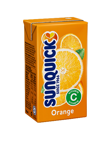 「新的」橙水果飲料_125ml