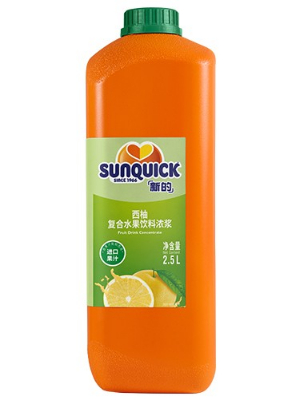 2.5L西柚復(fù)合水果飲料濃漿