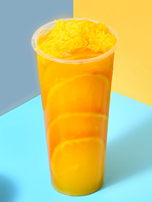 橙口味飲品