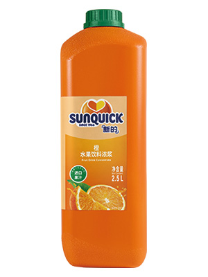 橙水果飲料濃漿