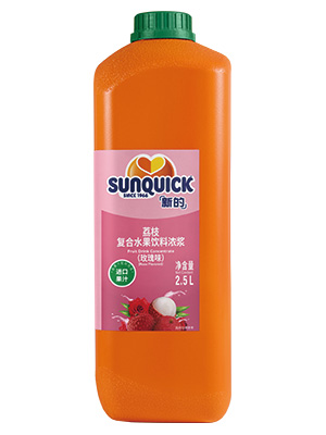 荔枝混合水果飲料濃漿