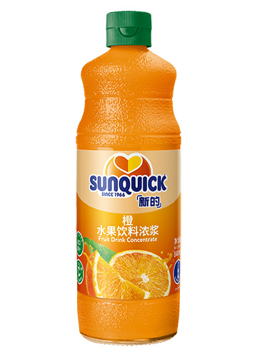 橙水果飲料濃漿